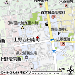 〒518-0849 三重県伊賀市上野東日南町の地図