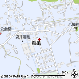 静岡県袋井市鷲巣439周辺の地図