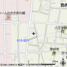 静岡県浜松市中央区豊西町2065周辺の地図