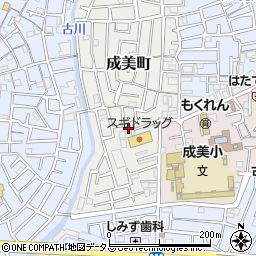 成美町アパート周辺の地図