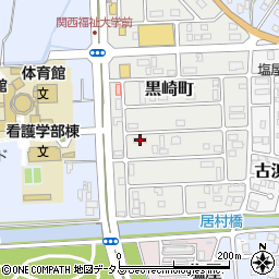 兵庫県赤穂市黒崎町76周辺の地図