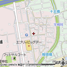 静岡県袋井市堀越1060周辺の地図