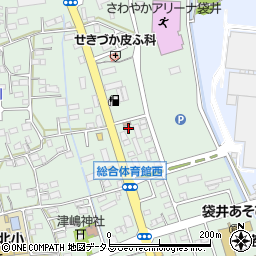 静岡県袋井市久能1749-11周辺の地図