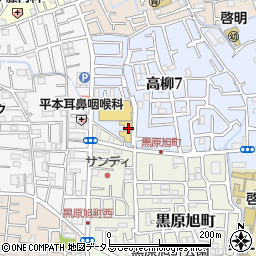 プチパリ黒原店周辺の地図