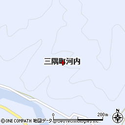 島根県浜田市三隅町河内周辺の地図