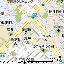兵庫県高砂市荒井町中新町周辺の地図