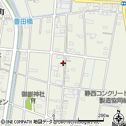 静岡県浜松市中央区豊西町415周辺の地図