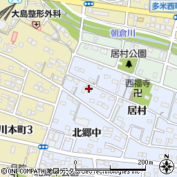 愛知県豊橋市岩田町居村118周辺の地図