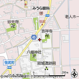 静岡県浜松市中央区貴平町1671周辺の地図