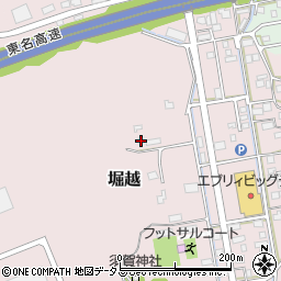 静岡県袋井市堀越1122-10周辺の地図