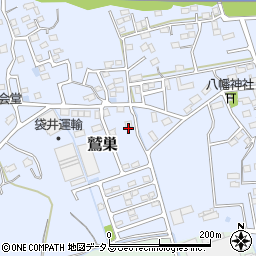 静岡県袋井市鷲巣382周辺の地図