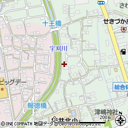 静岡県袋井市久能1826周辺の地図