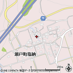 岡山県岡山市東区瀬戸町塩納周辺の地図