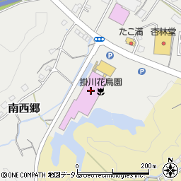 掛川花鳥園周辺の地図