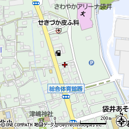 静岡県袋井市久能1749-10周辺の地図