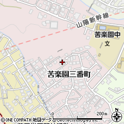 兵庫県西宮市苦楽園三番町周辺の地図