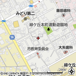 三重県伊賀市緑ケ丘本町1727周辺の地図