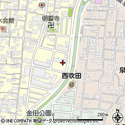 大阪府吹田市垂水町2丁目17周辺の地図