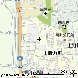 三重県伊賀市上野万町2181周辺の地図