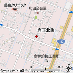 静岡県浜松市中央区有玉北町1858周辺の地図