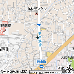 音羽鮨　西宮門戸店周辺の地図