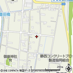 静岡県浜松市中央区豊西町411周辺の地図