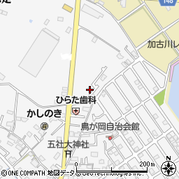 兵庫県加古川市野口町水足57周辺の地図