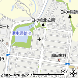 兵庫県神戸市北区日の峰4丁目周辺の地図