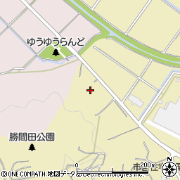 勝間田公園トイレ周辺の地図