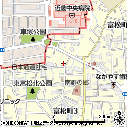 兵庫県尼崎市富松町3丁目30-28周辺の地図