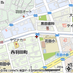 愛知県豊橋市西羽田町244周辺の地図
