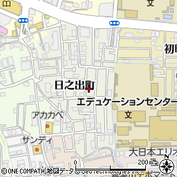 大阪府寝屋川市日之出町周辺の地図