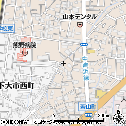 西宮市下大市東町32 akippa駐車場1周辺の地図