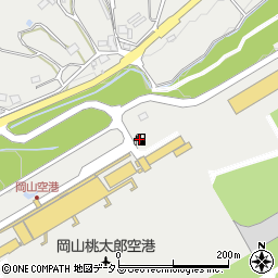 ＥＮＥＯＳ岡山空港ＳＳ周辺の地図