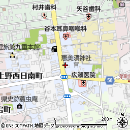 三重県伊賀市上野恵美須町周辺の地図