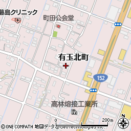 静岡県浜松市中央区有玉北町1855周辺の地図