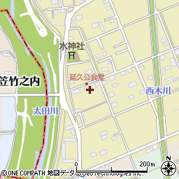 静岡県袋井市延久468周辺の地図