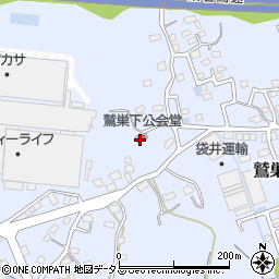静岡県袋井市鷲巣250周辺の地図