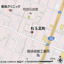 静岡県浜松市中央区有玉北町1856周辺の地図