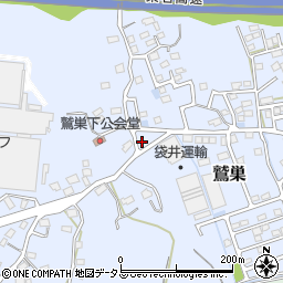 静岡県袋井市鷲巣479-30周辺の地図
