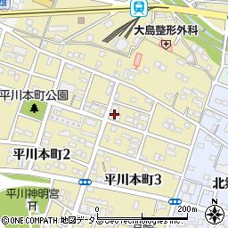 豊橋友の会友の家周辺の地図