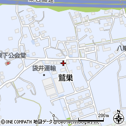 静岡県袋井市鷲巣430-8周辺の地図