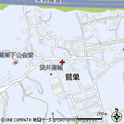 静岡県袋井市鷲巣564周辺の地図