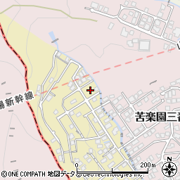 兵庫県西宮市苦楽園四番町21周辺の地図