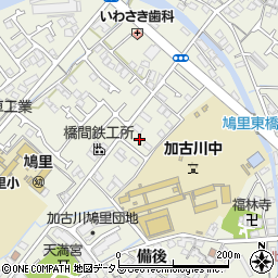 兵庫県加古川市加古川町備後155-11周辺の地図