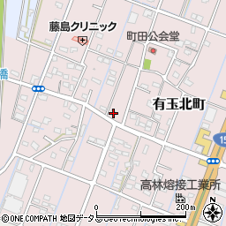 静岡県浜松市中央区有玉北町1966周辺の地図