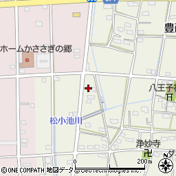静岡県浜松市中央区豊西町2066周辺の地図