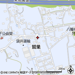 静岡県袋井市鷲巣430-6周辺の地図