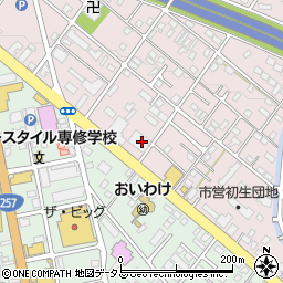 ブックオフ　浜松初生店周辺の地図