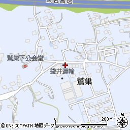 静岡県袋井市鷲巣456周辺の地図